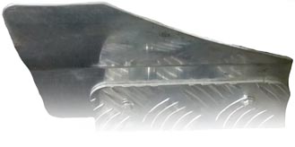 fourstar footplate mud guard right hand